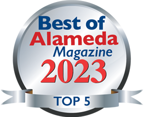 Best of Alameda Magazine 2023 Top 5 badge.