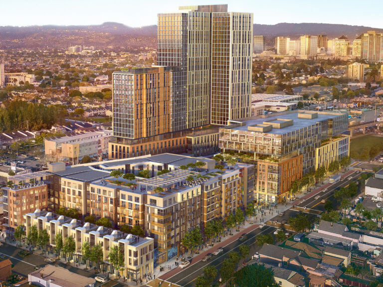 west oakland aerial shot