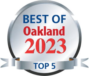 Best of Oakland 2023 Top 5 award badge