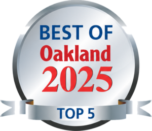 Best of Oakland 2025 Top 5 award badge