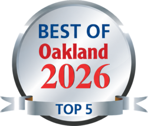 Best of Oakland 2026 Top 5 award badge